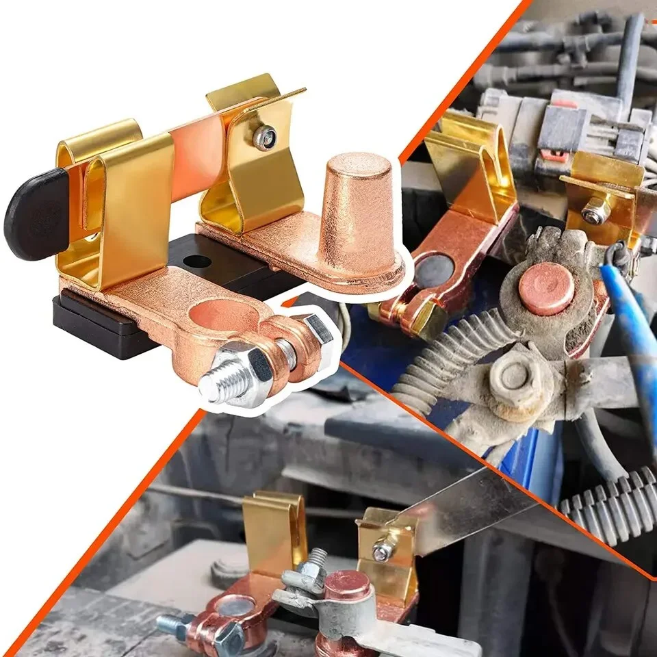 12V 24V Top Post Knife Blade Master Battery Disconnect Switch Battery Shut Off Cut Off Accessory For Car Truck RV Boat