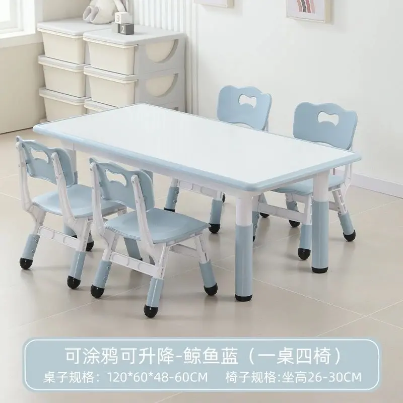 Kindergarten tables and chairs, children's study tables, lifting special desks, home graffiti writing toys, painting tables