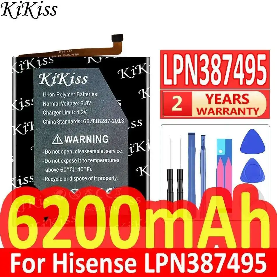 

Long Lasting 6200Mah High Capacity For Hisense LPN387495 Mobile Phone Battery