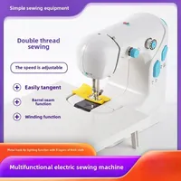 Mini Portable Sewing Machine Multifunctional Electric Sewing Machine Small Electric Double Thread Sewing Machine Home Use