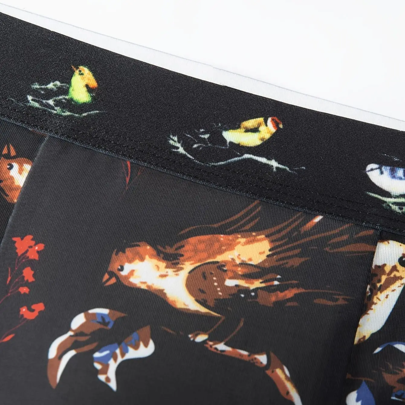 10pcs 10PCS Print Mens Underware Men Boxer shorts Silk Underwear for Man Boxers Sexy Male Underpants Men's Panties