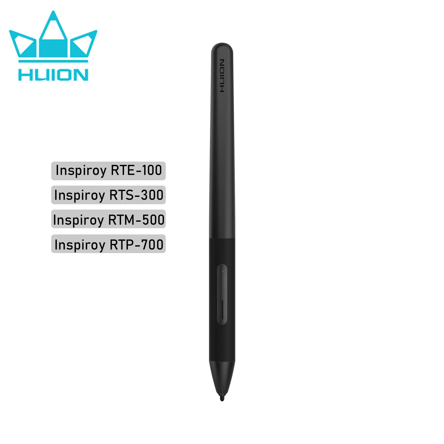 Huion Battery-Free Pen PW400 Two Shortcut Keys Digital Stylus 8 Nibs for Graphic Tablet Inspiroy RTE-100 RTS-300 RTM-500 RTP-700