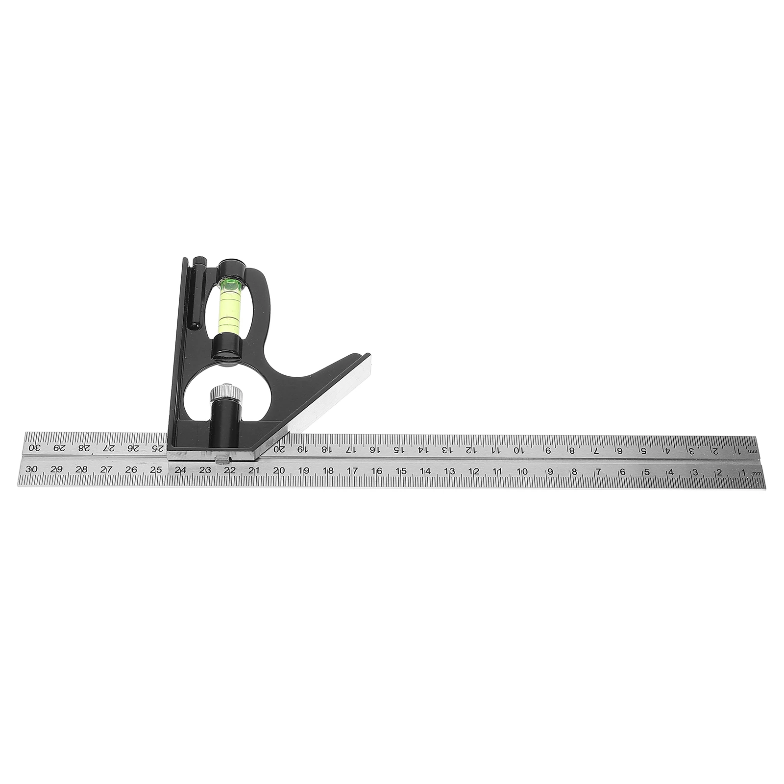 

Zinc Alloy Combination Ruler Precision Measuring Tool Lightweight Compact Straight Ruler for Schools Offices Architects