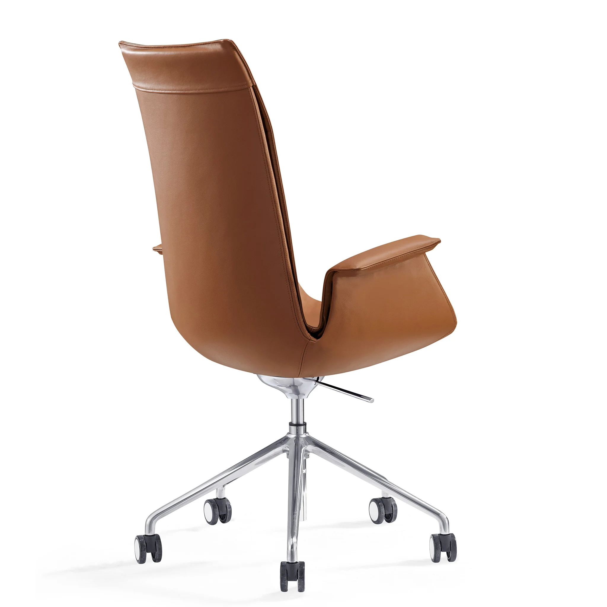 Personalized office chair leather modern design Fashionable and simple five-star feet