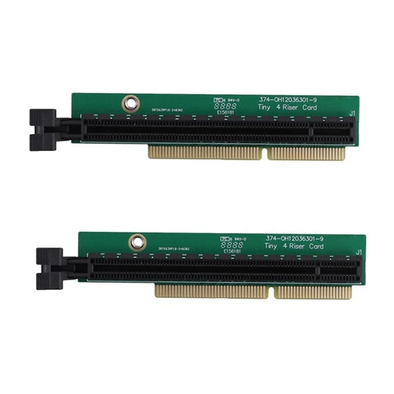 2Pcs Graphic Card PCI-E Expansion Card Tiny4 Riser Card For Lenovo Tiny4 Series Models M720Q 01AJ940 PCIE Riser Card