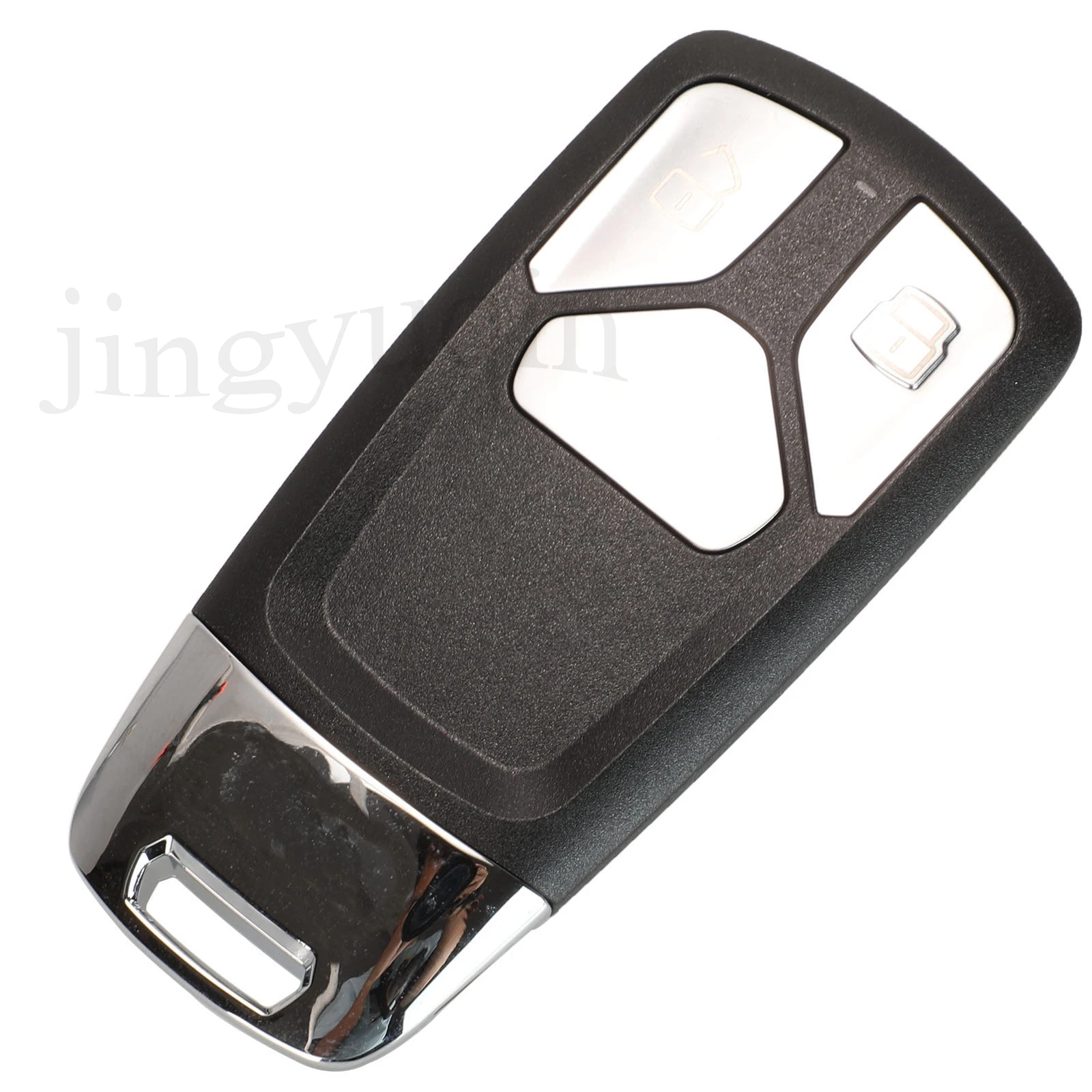 jingyuqin Upgrade Remote Car Key Shell For Audi Q7 SQ7 A4L A5 S5 2017- UP TT 2016- 3/4Buttons Key Cover Fob Case