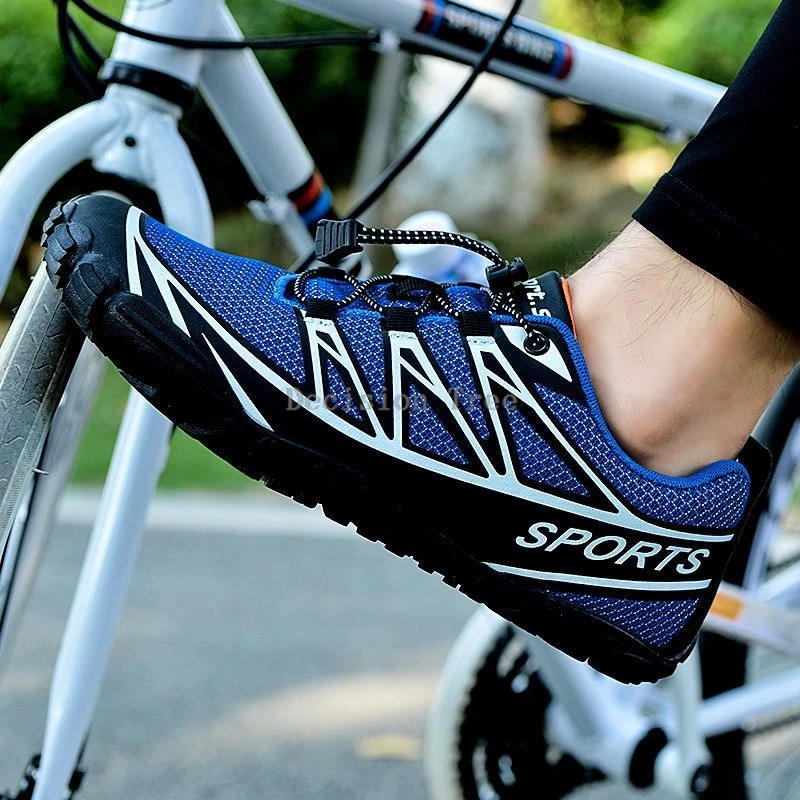 2025 couples casual cycling shoes men women mountain bikes non-slip breathable road cycling shoes cycling shoes unlocked shoes