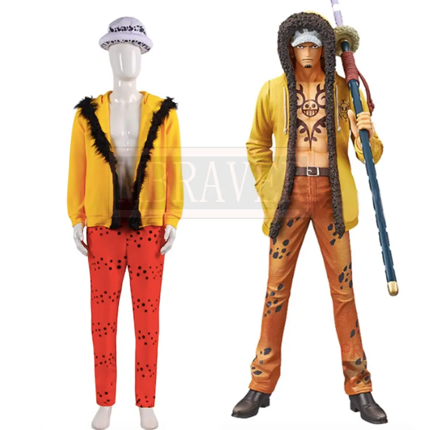 

Trafalgar D Water Law Halloween Christmas Party Cosplay Costume Customize Any Size