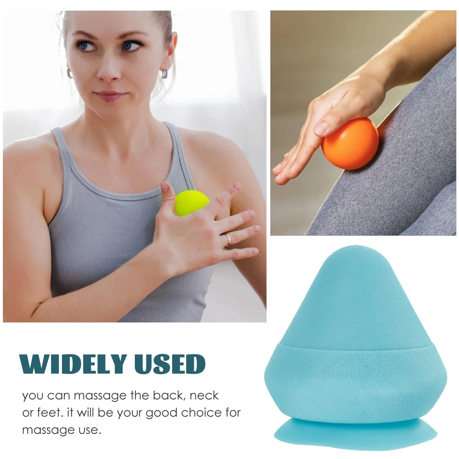

Massage Ball Multifunctional Deep Muscle Massager for Neck Back Foot Pain Relief Fitness Relaxation Neck Massager