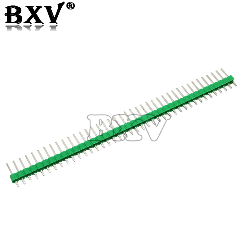 10PCS 2.54MM 40Pin 1x40P New Male Pin Header Strip Single Row Male Breakable Pin Header Connector Strip For Arduino