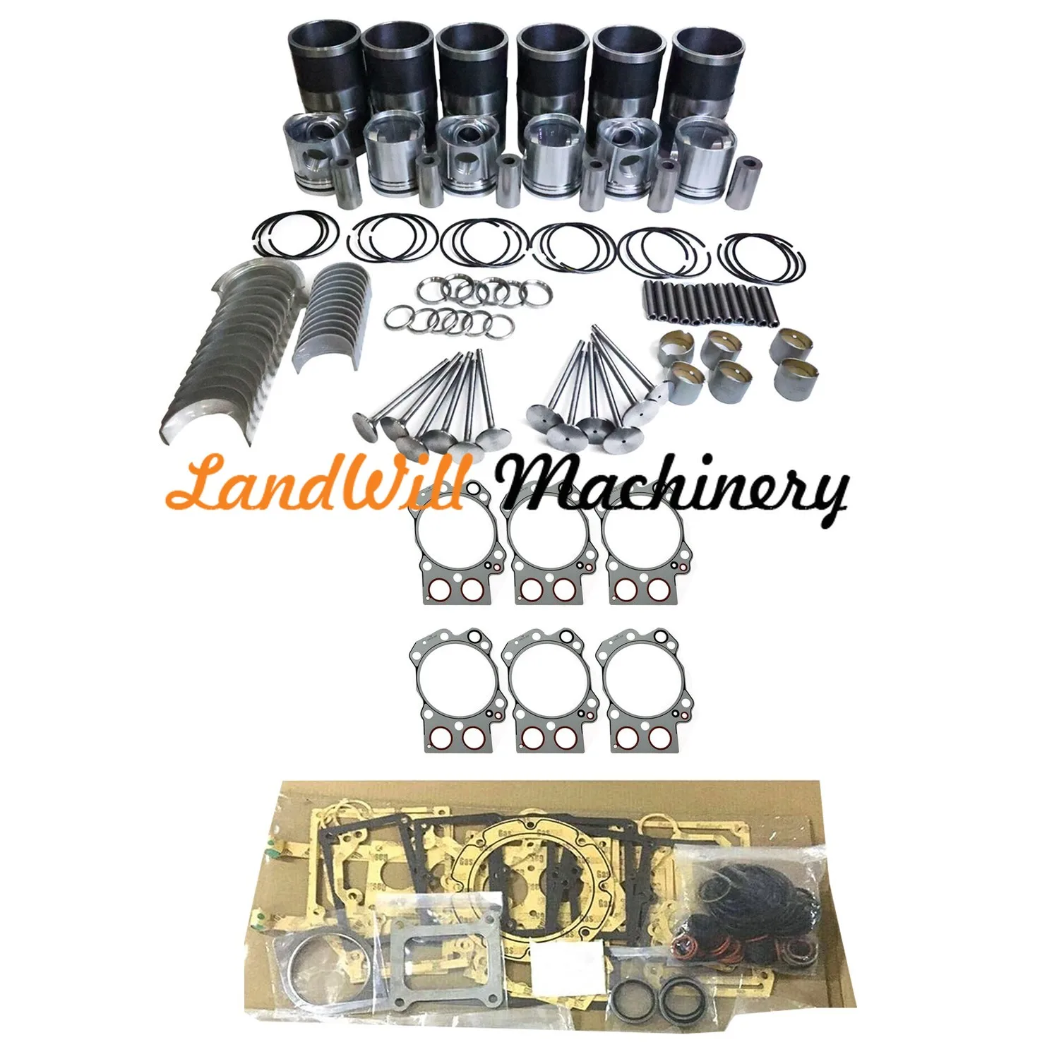 Overhaul Rebuild Kit Fits For Komatsu 6D170 Engine