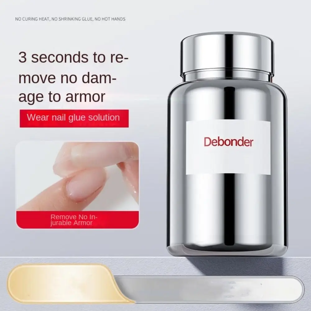 Novo removedor de cola para unhas, 80ml, pressão rápida, solução removedora de armadura, remoção de esponja, ferramentas de suprimentos para unhas, prensa para unhas