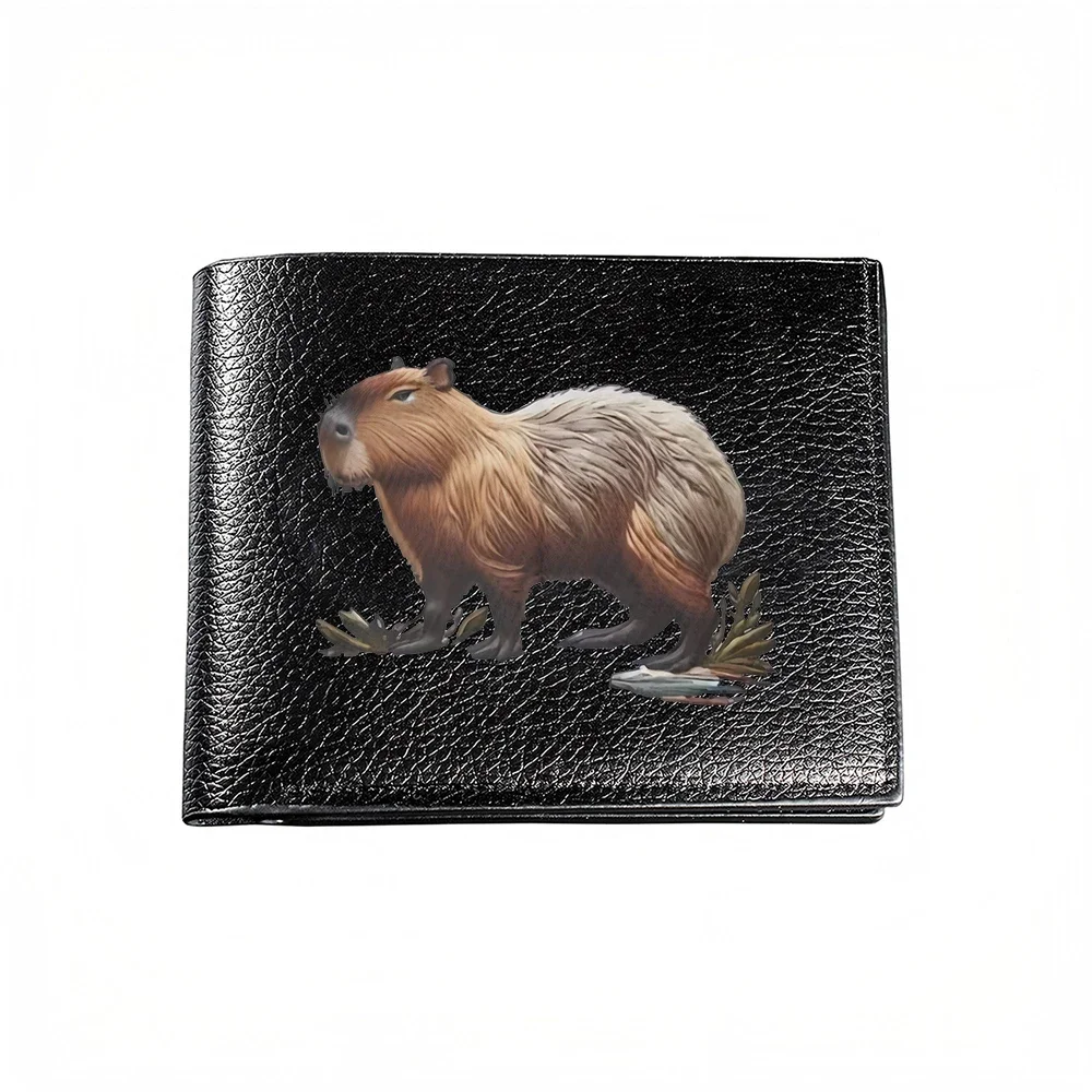 Capybara Design Men's Wallet Card Holder Casual Business Fashion Print Style Accessory