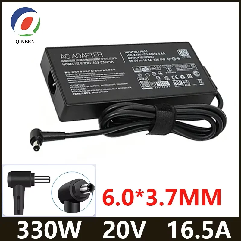 330W 6.0mm*3.7mm 20V Laptop Charger Compatible with Asus ROG Strix G18 G17 G16 G15 | For Asus ROG Strix