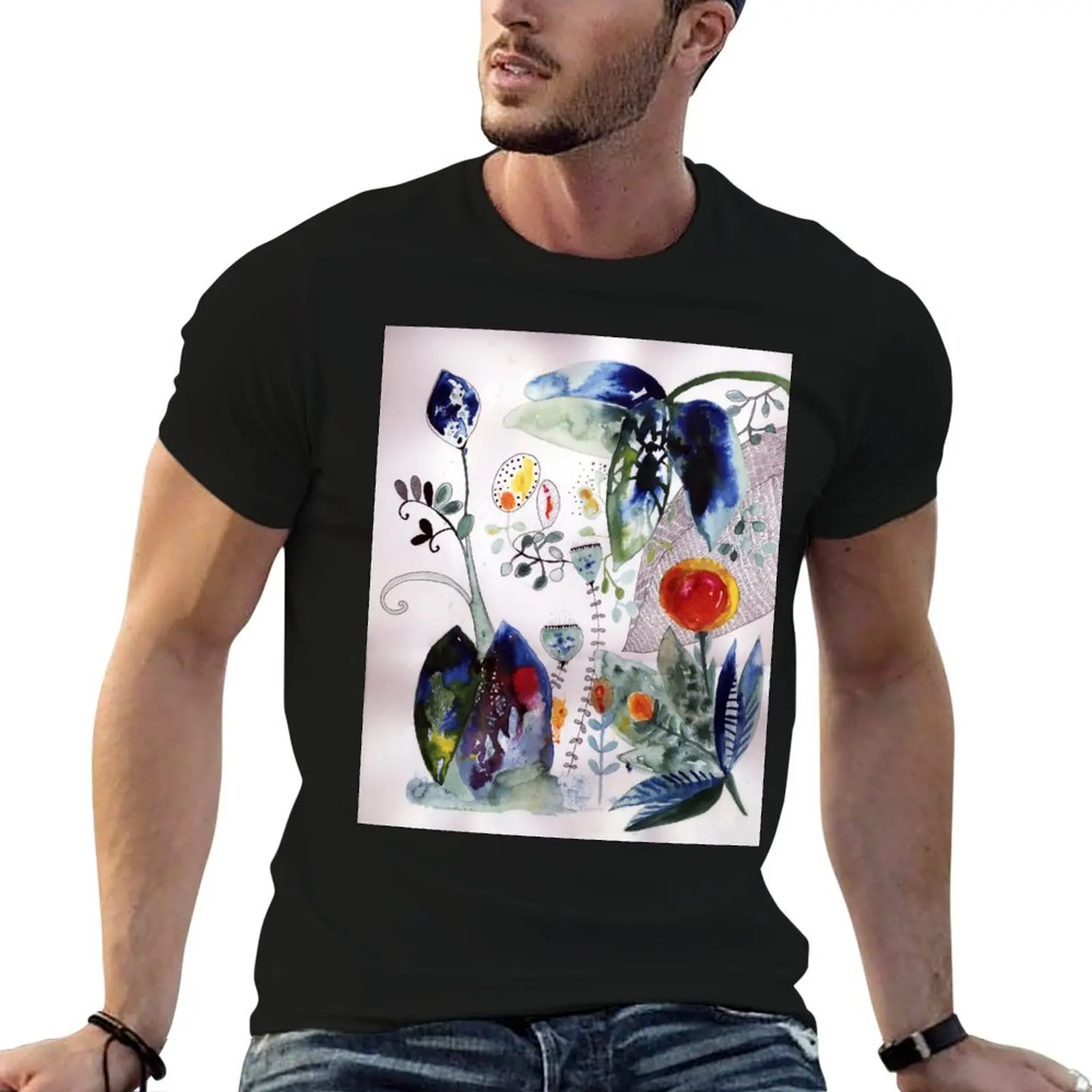 

botanical whimsy T-Shirt baggy shirts sweat T-shirts man customs design your own mens tall t shirts