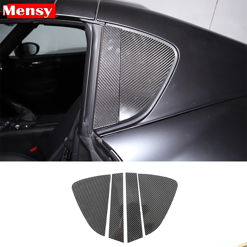 

Rear Window Triangle Glass Decoration Cover Trim Decal for Mazda MX-5 2016-2023 Car Accessories