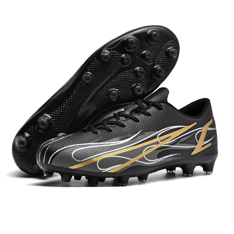 

2025 Football Shoes Mens Football Field Boots Ultralight Turf Indoor Society Training Soccer Shoes Cleats for Kids Sneakers TF/F