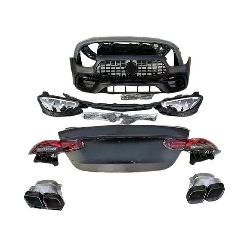 Car Facelift Body Kits PP Material Body Kits for E-Class W213 Late Change to E63 2016-2019