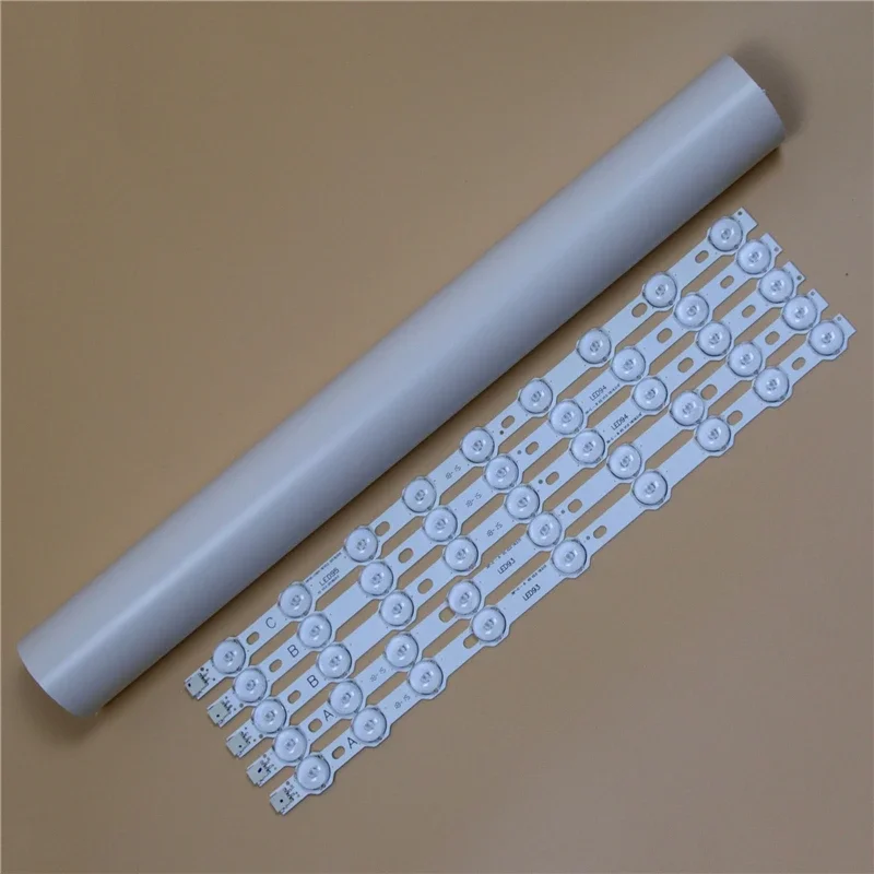 

Светодиодные планки для телевизора Toshiba 40L1333DB 40L1533DB 40L3451DB 40L3453DB 40L3454DB Комплект полос светодиодной подсветки 9 линз лампы 5 полос ленты