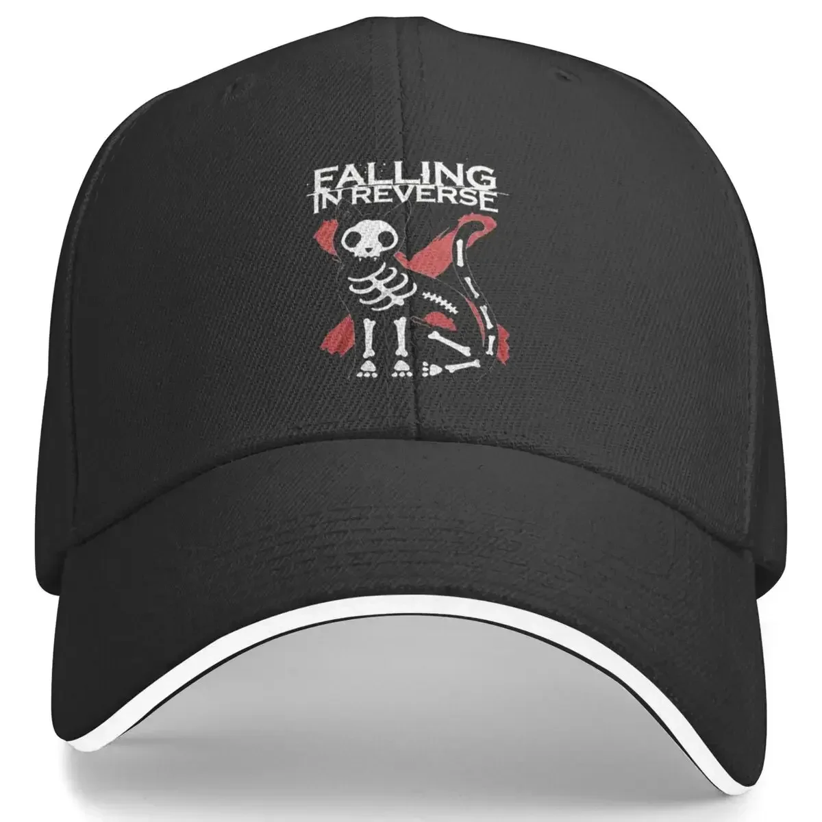 Falling In Reverse The Best Group Boné de beisebol Música Rock Band Tênis Skate Chapéu de caminhoneiro de alta qualidade Homens Mulheres Boné snapback