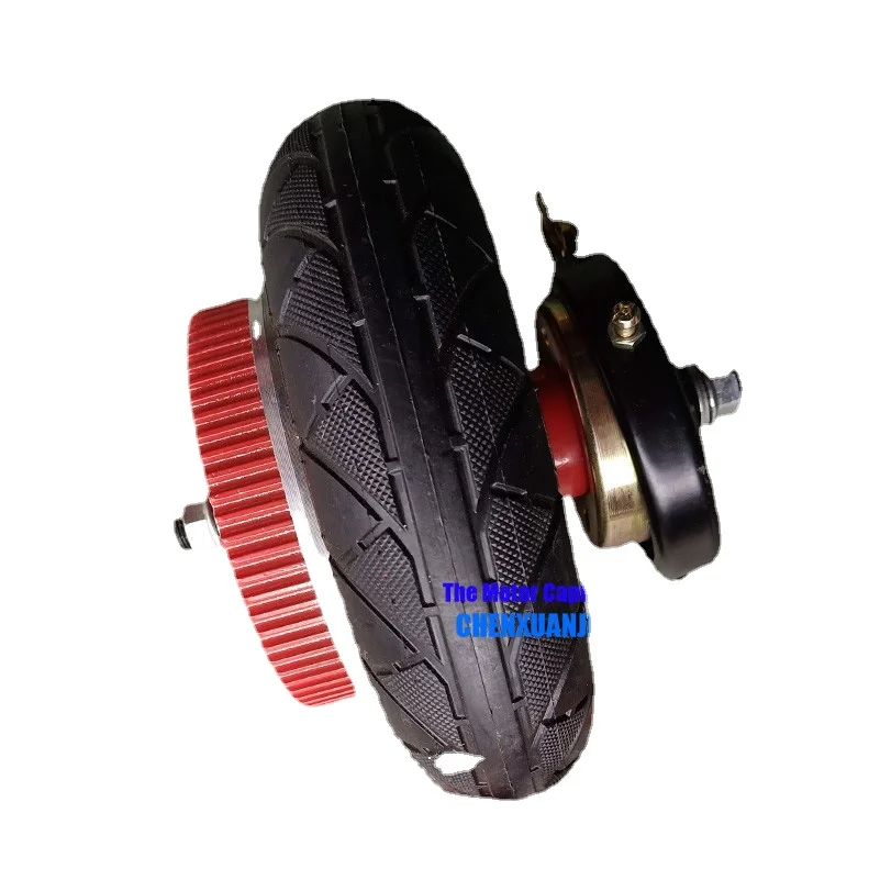 8 inch rear Wheels With Drive Gear+brake+axle kit 200x50 Inflatable tire tube /solid tyre with alloy rim for Electric scooter