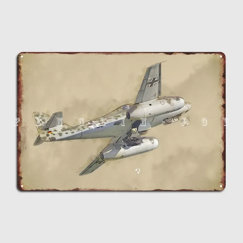 Me262 Metal Sign Wall Mural Wall Vintage Wall Decor Tin Sign Poster