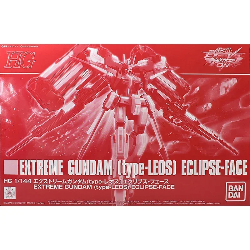 Bandai Gundam Kit  1/144 Extreme Gundam Type Leos Eclipse Face Anime Figure Genuine Gunpla Action Toy Figure Toys for Children