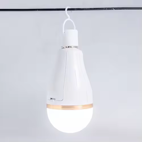 LED Bulb Light Smart Charging Chip Power Failure Emergency Home 18650 Battery Flicker-Free with Hook Detachable Emergency Bulb - Image 4
