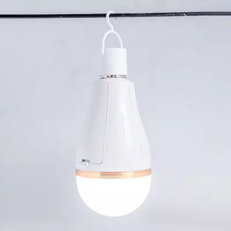 LED Bulb Light Smart Charging Chip Power Failure Emergency Home 18650 Battery Flicker-Free with Hook Detachable Emergency Bulb - Image 4