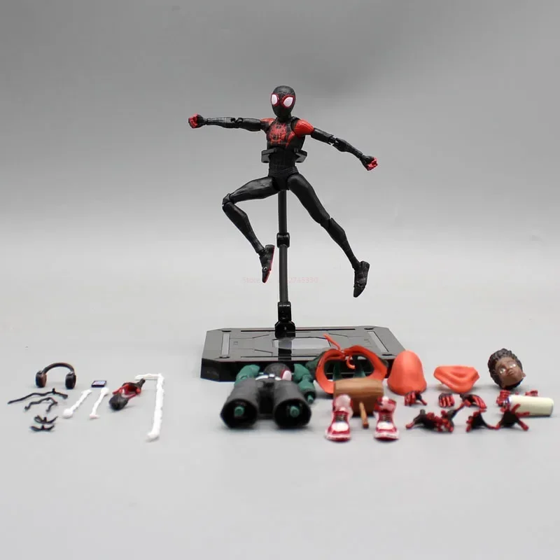 

13cm Disney SpiderMan Movie PVC Model Anime Action Figure Miles Collection Toys Birthday Christmas For Children