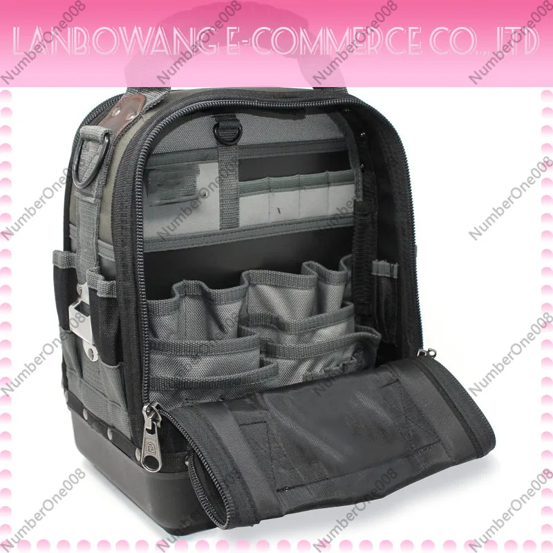 Heavy Duty Large Capacity Tool Bag, Multi-Zipper Multi-Compartment Organizer Pouch Durable Work Tote Bag for Tools