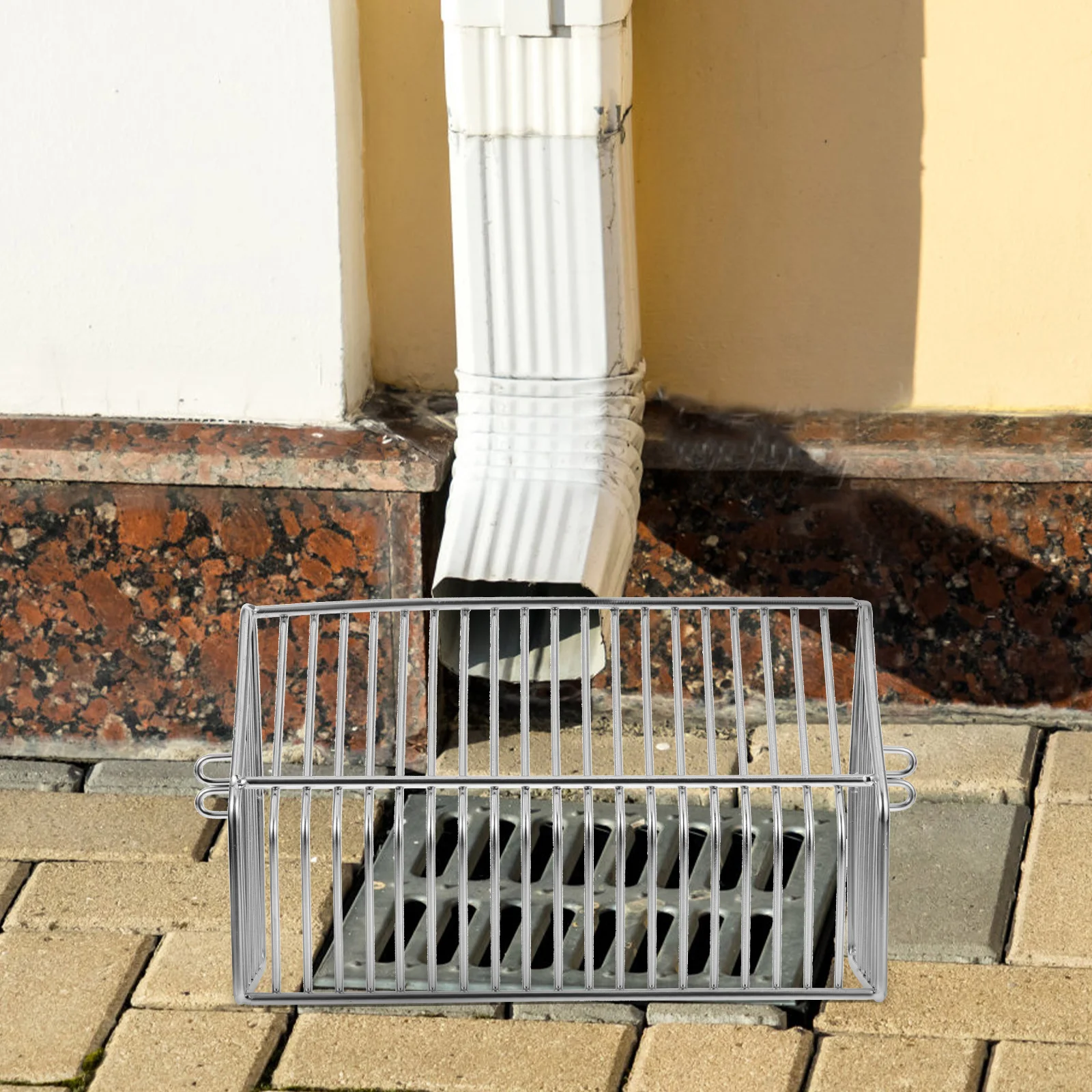 

Sewer Filter Gutter Downspout Guards Roof Strainer Drain Screen Anti-block Drainer Stainless Caps Strainers Cover