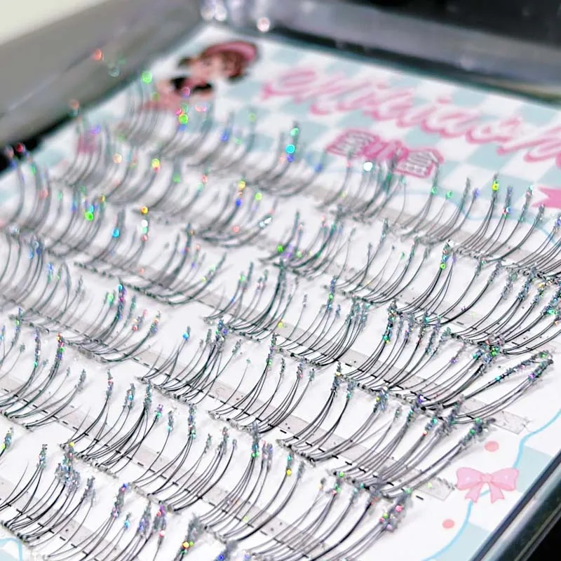 Mixiaohe Koreanischer Stil Selbstklebende Diamant-Wimpern Sternendesign Natürliche Wimpernverlängerung für Alltag & Cosplay – Detail 2