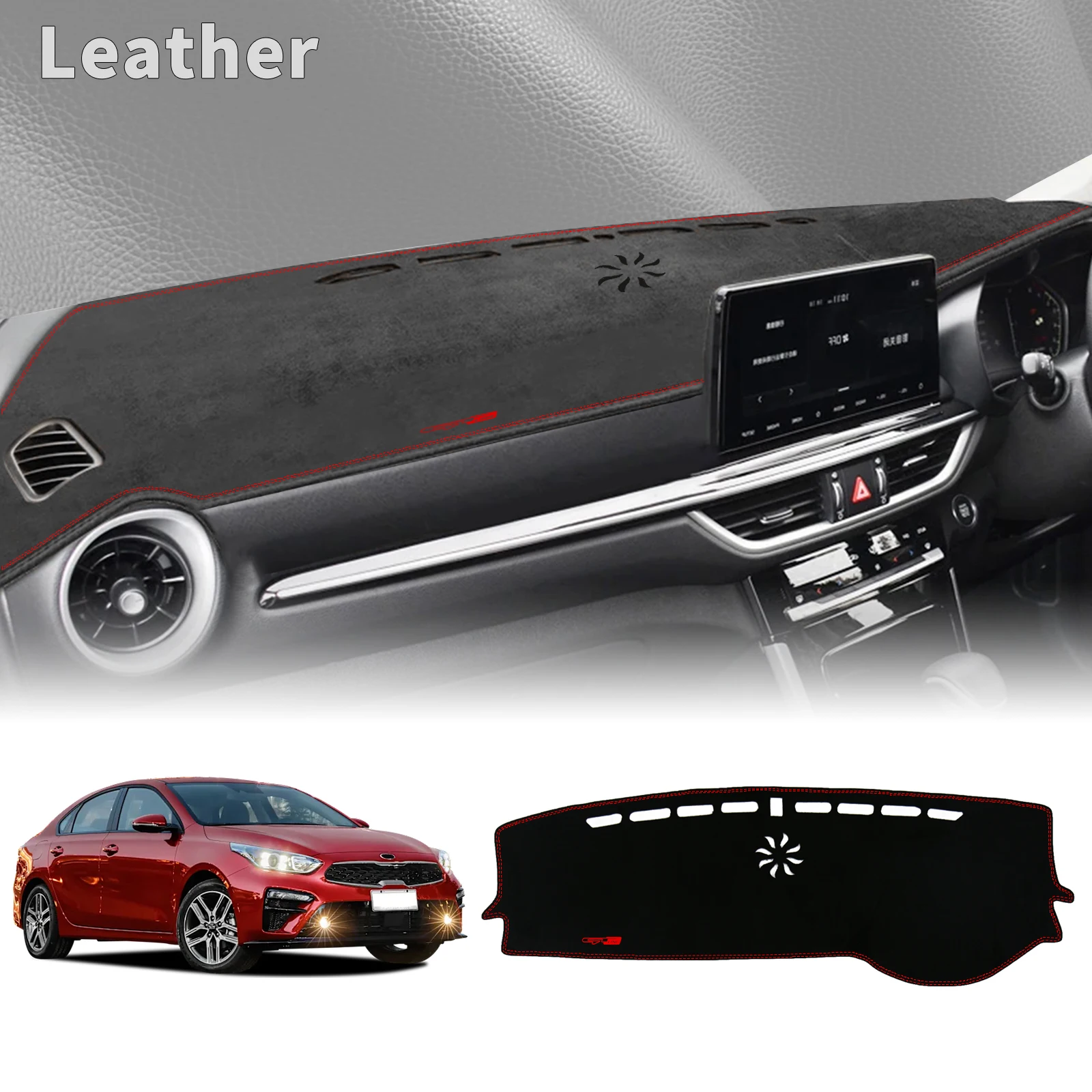 

fit for KIA Cerato 2019 2020 2021 2022 2023 Dashmat Dashboard Cover Pad DashMat Sunshade Protective Carpet Car Accessories