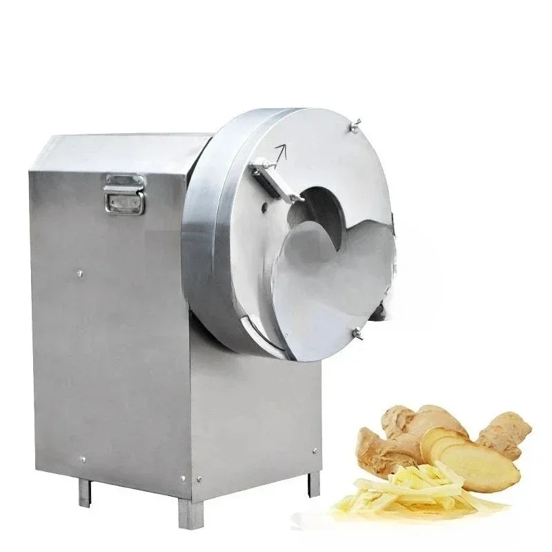 Commercial Vegetable Ginger Slicer Shredder Cutter Carrot Strip Cutting Machine Potato Chips Slicing Machine Vegetable Cutter