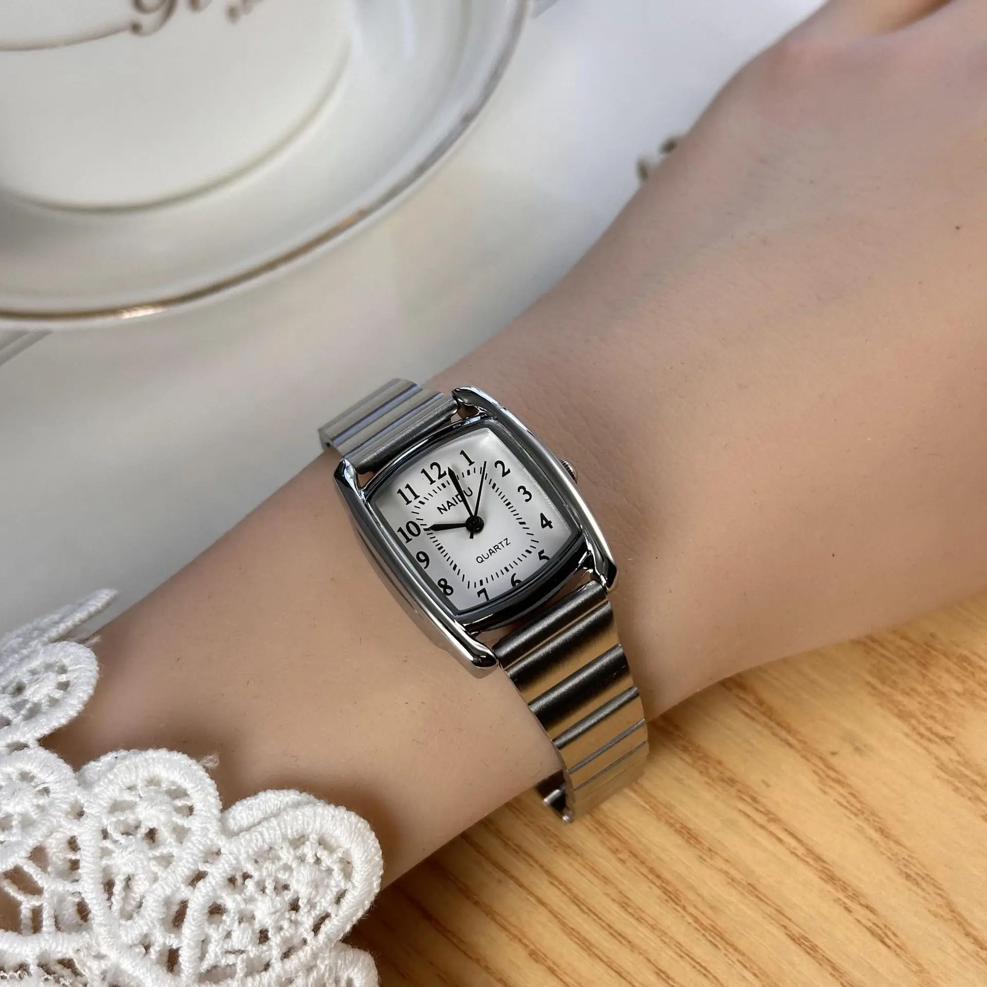 

Роскошные женские часы Relojes Para Mujer, регулируемый ремешок из нержавеющей стали, кварцевые часы, модные женские наручные часы, дропшиппинг
