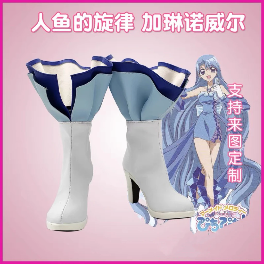 

Mermaid Melody Pichi Pichi Pitch Noel Shoes Женские ботинки для косплея