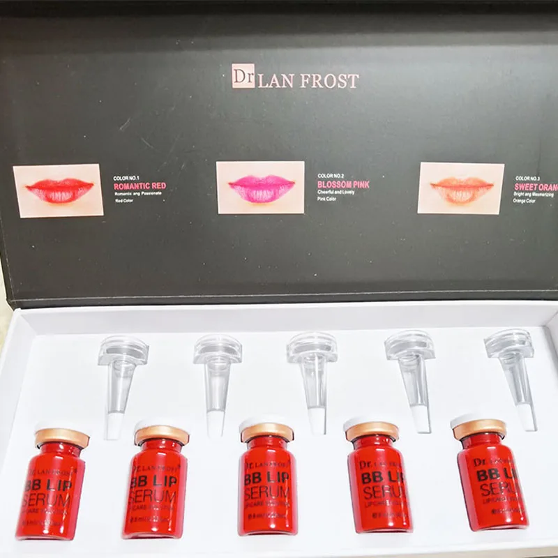 3pcs/set Glow Korea BB Lips Ampoule Serum Moisturizing BB Lip Kissum Serum BB Cream For Lip Gloss MTS Dr Skin Care Treatment