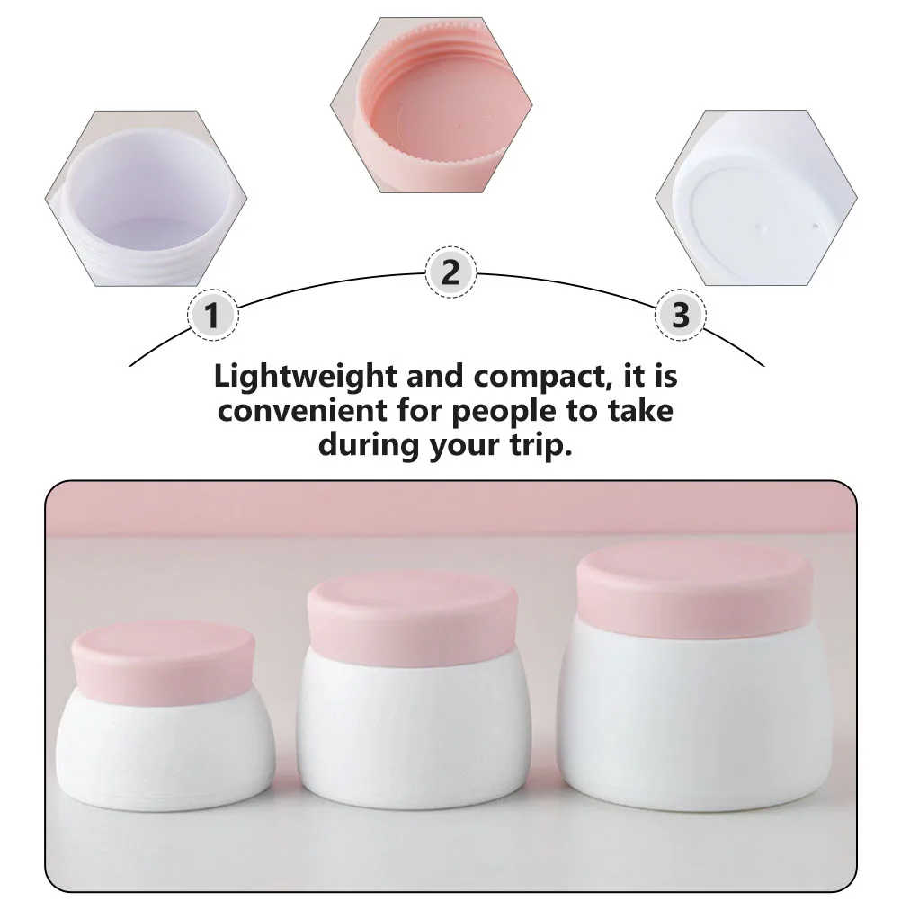 

9pcs Empty PP Travel Containers for Cream Cases Lip Eye Mask Jars Baby Bottle Storage Portable Compact Dispensing HOLDER