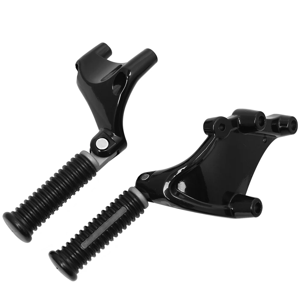 Motorcycle Black Passenger Footpegs Rest Pedal Mount For Harley Sportster Iron XL 883 1200 72 Forty Eight 2014-2020 2019 2018