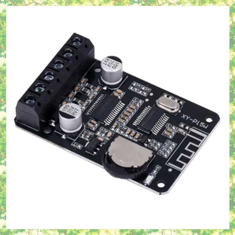 Smart-3X 20W Stereo Bluetooth Power Amplifier Board 12V / 24V High Power Digital Power Amplifier Board XY-P15W Without Shell