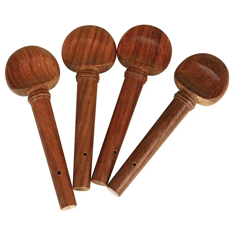 XSXS-أوتاد ضبط الكمان 4 قطع من خشب الأبنوس لملحقات أدوات سلسلة كمان 4/4 أجزاء الكمان المستقبلون #5