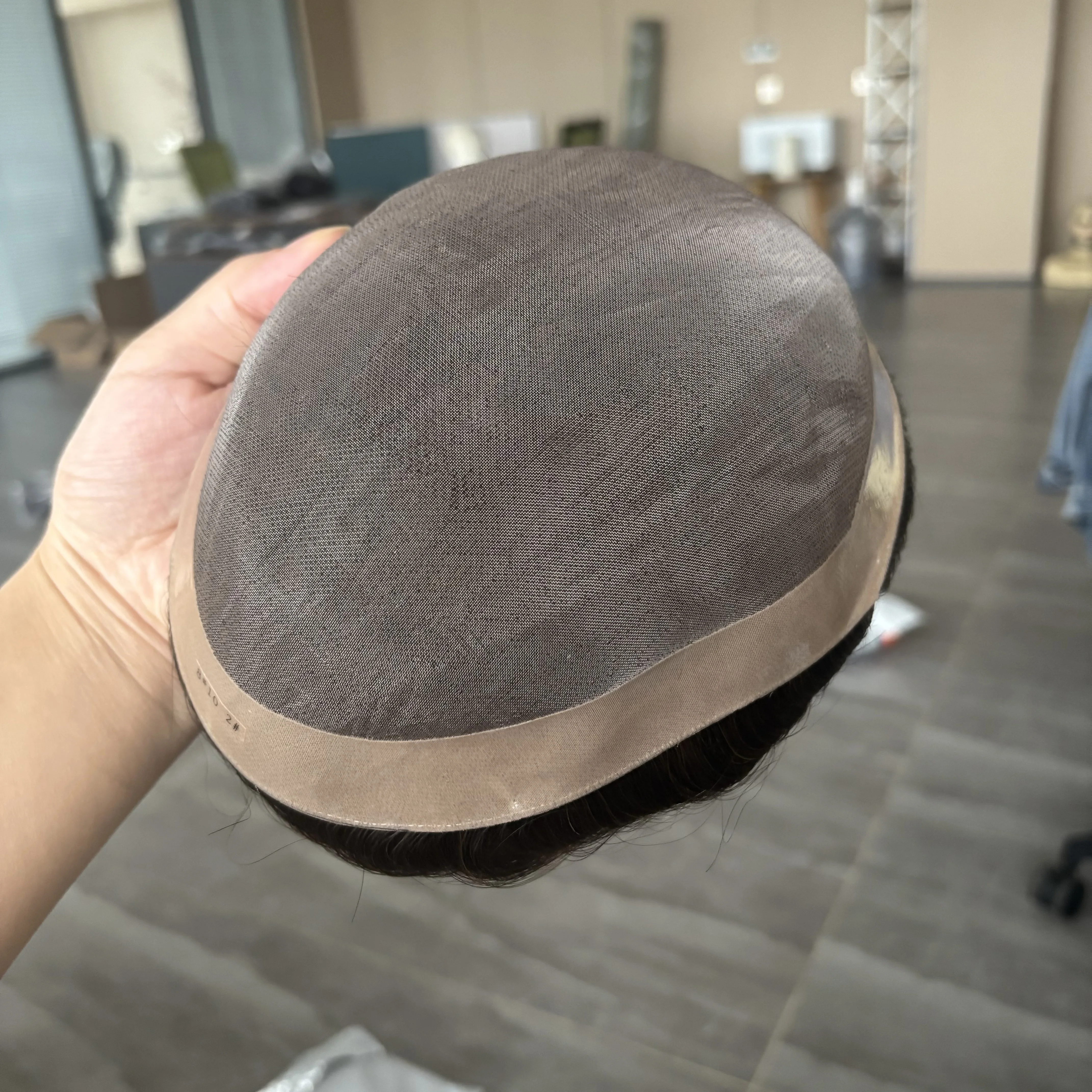 مستقيم حريري غير قابل للاكتشاف # 4 بني أشقر فائق النعومة أحادي NPU قاعدة الرجال الشعر المستعار نظام الشعر البشري الأوروبي الشعرية الاصطناعية #6