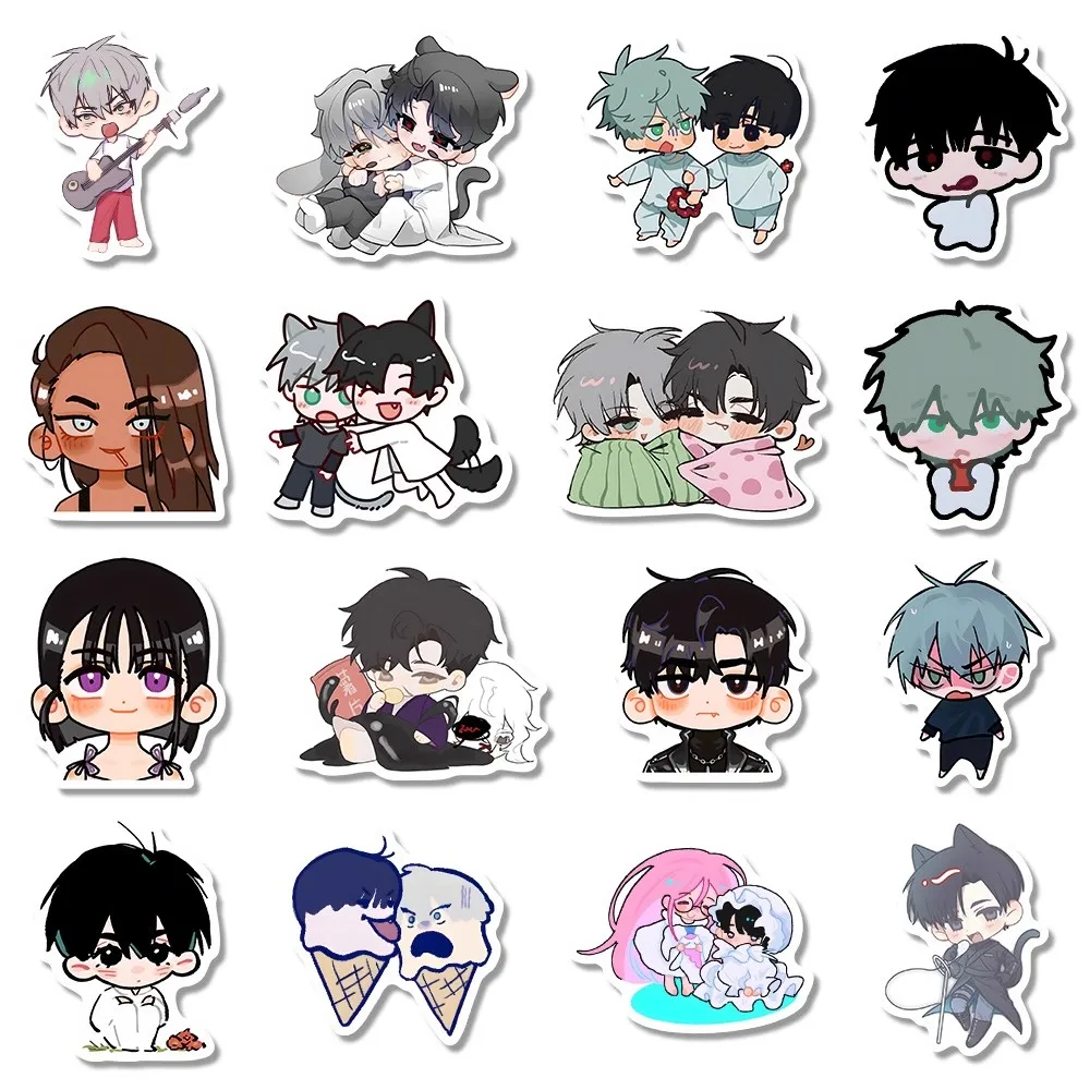 56 قطعة/المجموعة/مجموعة من ملصقات إصدار Anime Alien Stage Q - شارات رائعة مقاومة للماء هدية مثالية لمحبي #5