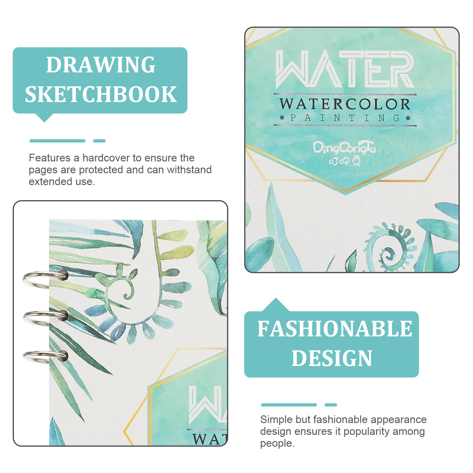 Watercolor Book Sketch DIY Picture Student Sketchbook Drawing Paper Painting Notepad