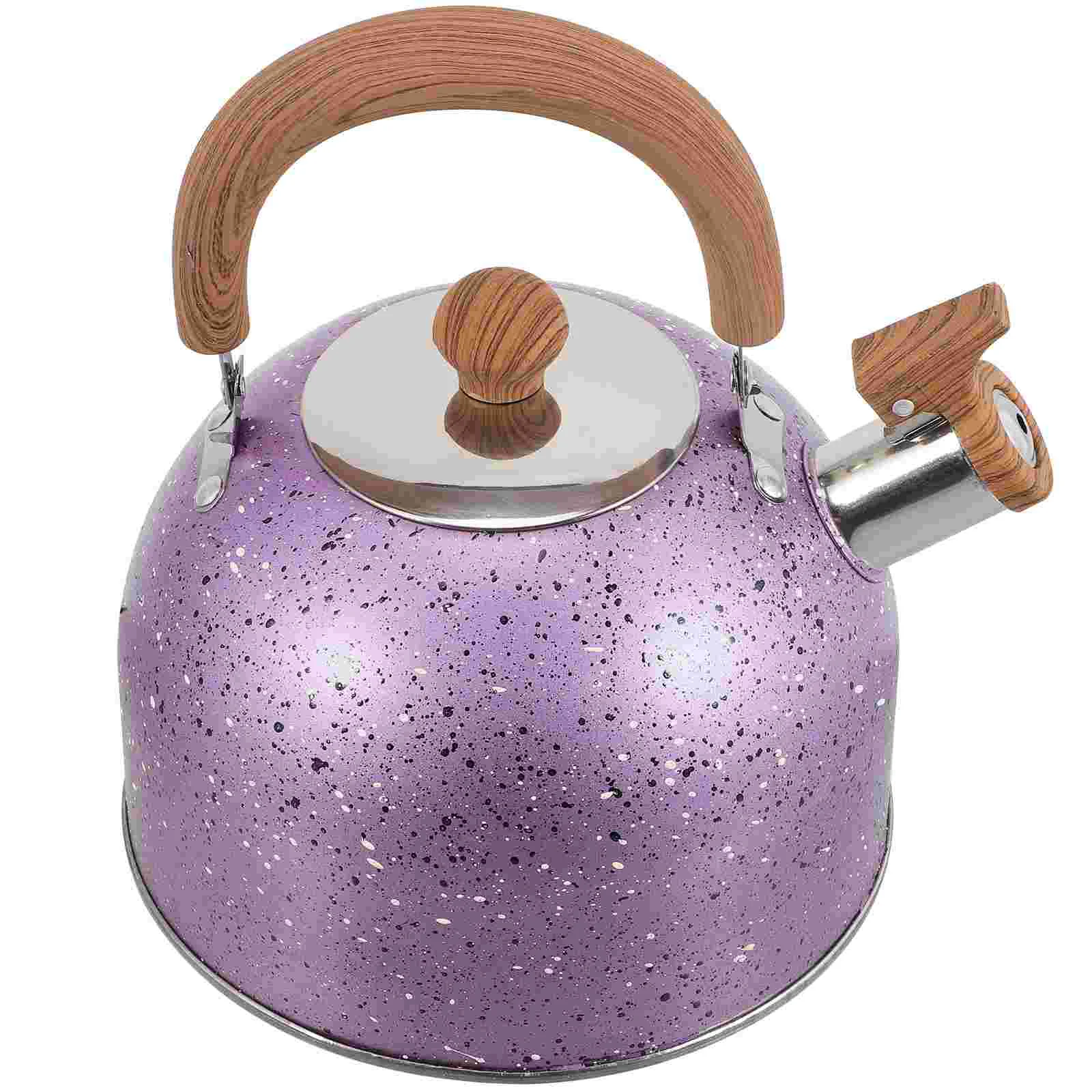 

Balance Ruler Stainless Steel Kettle Convenient Pot Automatic for Boiling Water Purple Practical Travel