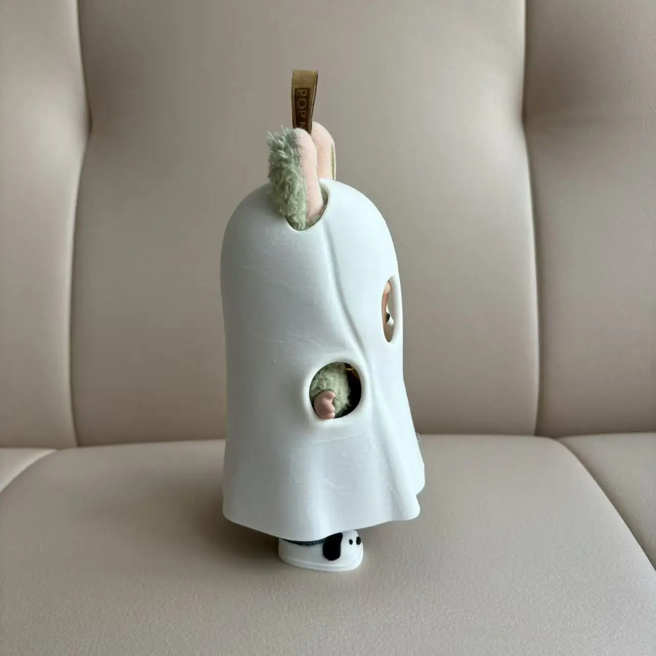 Ropa de muñeca fantasma de Halloween Labubu de 17cm, regalo bonito y luminoso, traje divertido, accesorios para muñecas que cambian, adecuados para Halloween