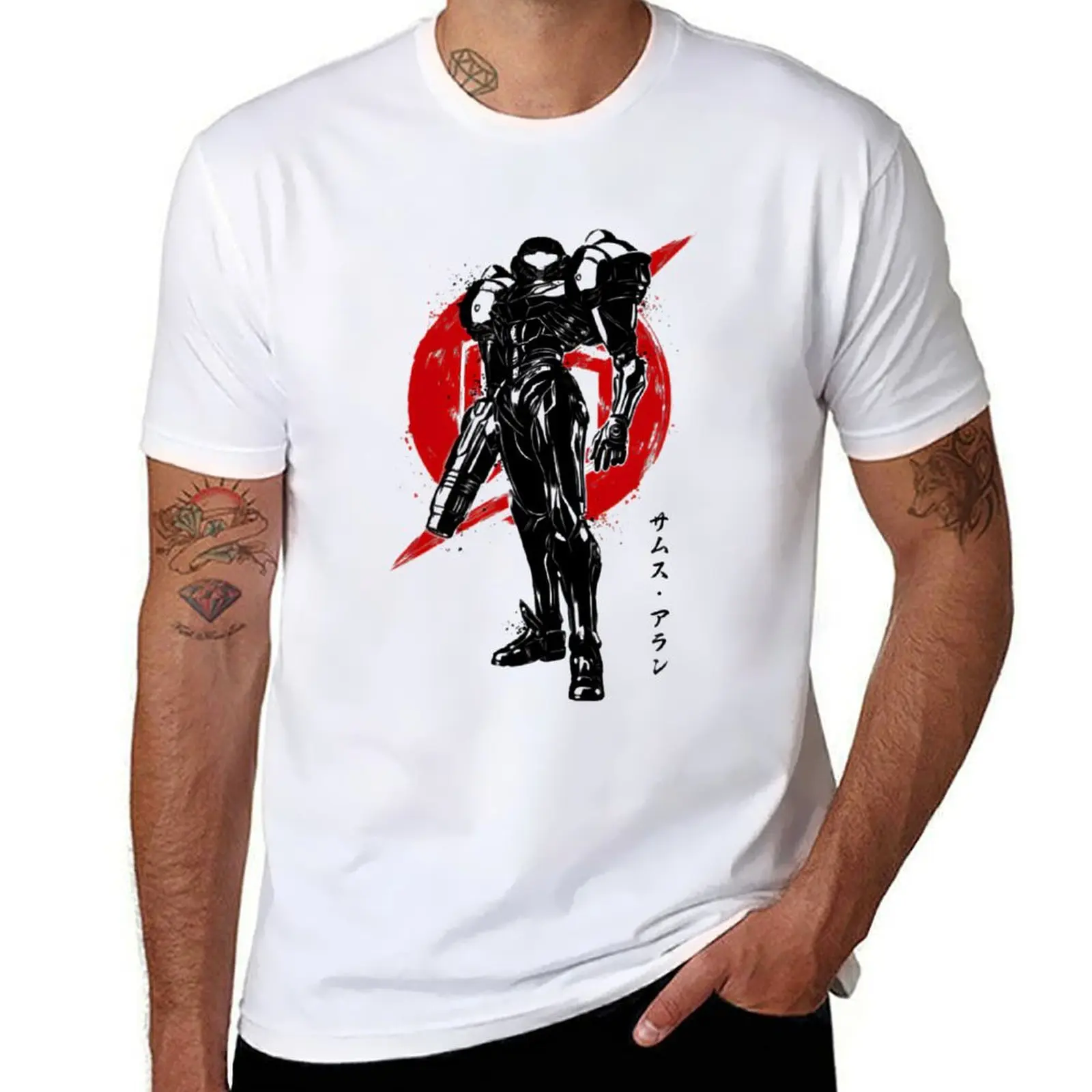 

Metroid T-Shirt man graphic t shirt t shirts with prints T-Shirt