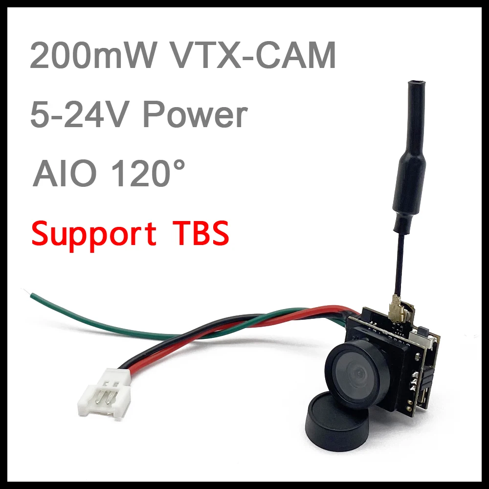 5.8g 48ch 200mw transmissor VTX-CAM 1000tvl 120 graus aio câmera + skydroid uvc fpv transmissor receptor para android telefone móvel