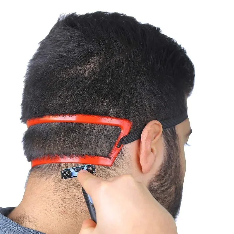

Hair Trimming Ruler Neckline Guide Shaping Styling Template Comb Neck Back Styler Men Neck Shaping Ruler Tools for Barber